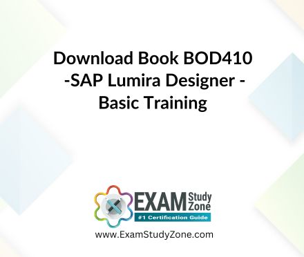 Book: [BOD410] SAP Lumira Designer - Basic Training