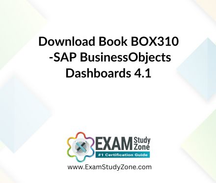 Book: [BOX310] SAP BusinessObjects Dashboards 4.1