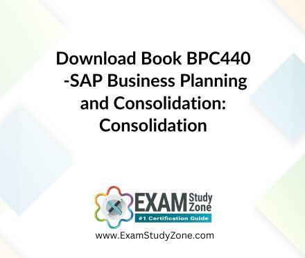 Book: [BPC440] SAP Business Planning and Consolidation: Consolidation