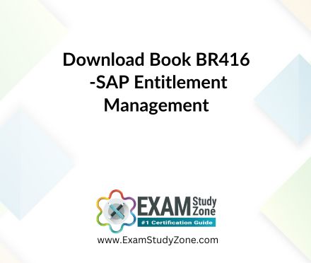 Book: [BR416] SAP Entitlement Management