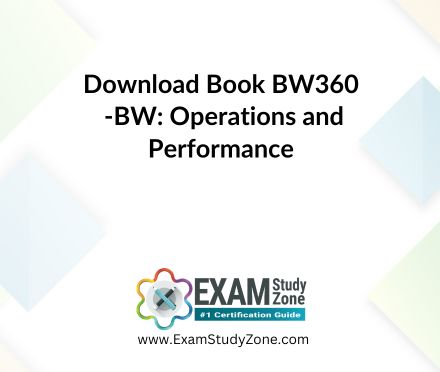 Book: [BW360] BW: Operations and Performance