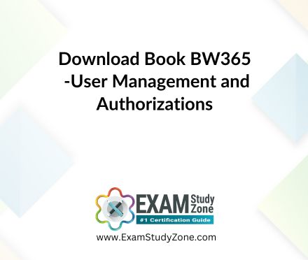 Book: [BW365] User Management and Authorizations