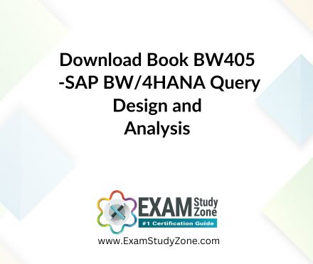 Book: [BW405] SAP BW/4HANA Query Design and Analysis