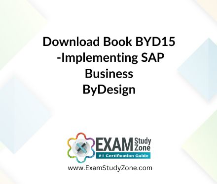 Book: [BYD15] Implementing SAP Business ByDesign