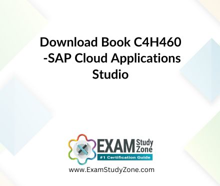 Book: [C4H460] SAP Cloud Applications Studio