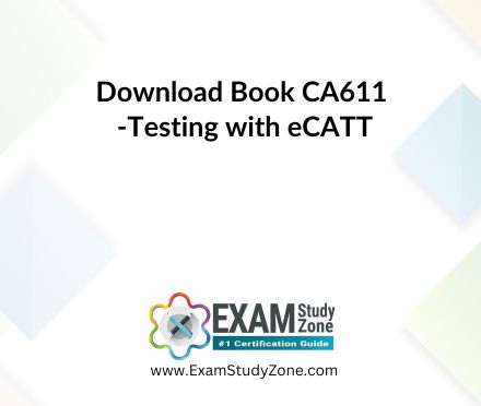 Book: [CA611] Testing with eCATT