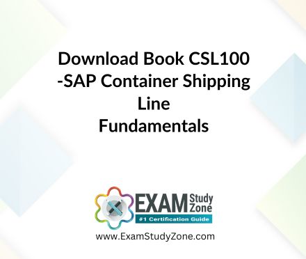 Book: [CSL100] SAP Container Shipping Line Fundamentals