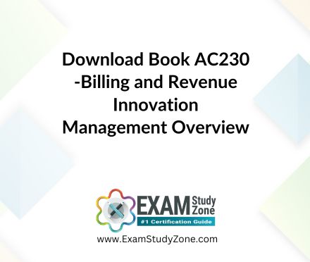 Book: [AC230] Billing and Revenue Innovation Management Overview