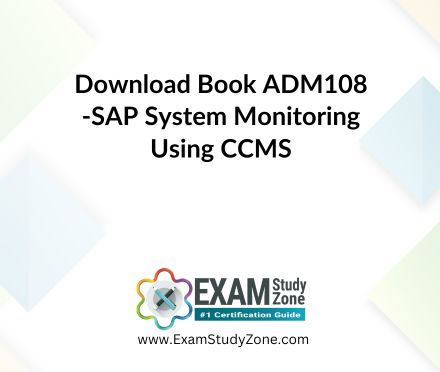 Book: [ADM108] SAP System Monitoring Using CCMS