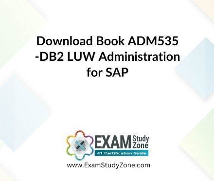 Book: [ADM535] DB2 LUW Administration for SAP