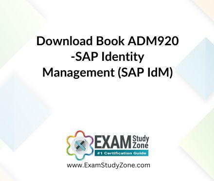 Book: [ADM920] SAP Identity Management (SAP IdM)