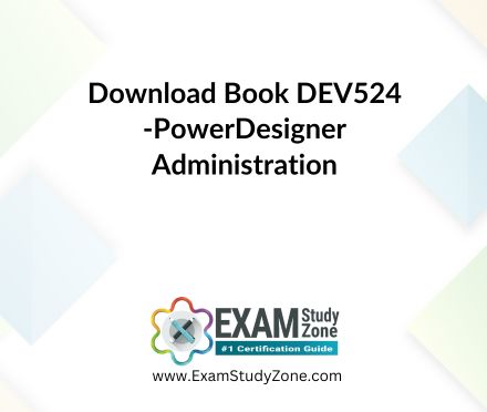 Book: [DEV524] PowerDesigner Administration