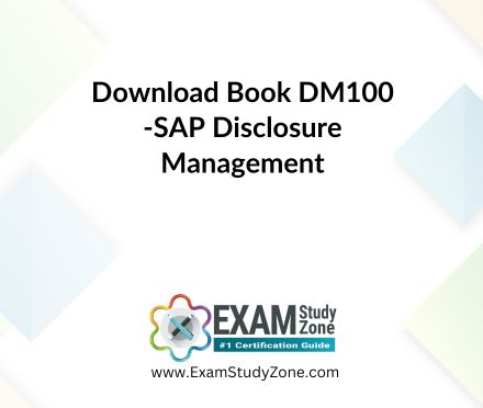 Book: [DM100] SAP Disclosure Management