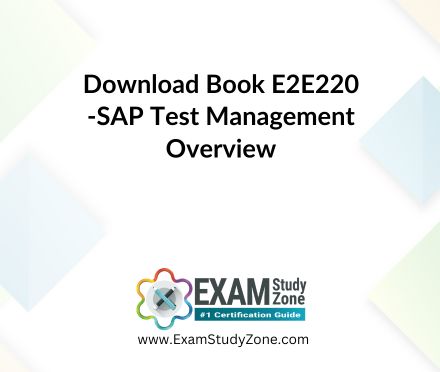 Book: [E2E220] SAP Test Management Overview