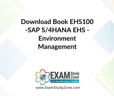 Book: [EHS100] SAP S/4HANA EHS - Environment Management