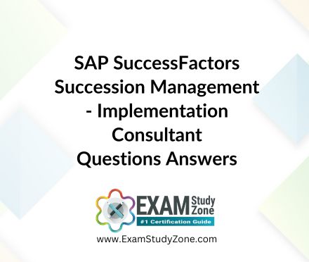 SAP SuccessFactors Succession Management - Implementation Consultant [C_THR85_2405] Pdf Questions Answers