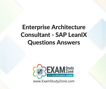 Enterprise Architecture Consultant - SAP LeanIX [C_LIXEA_2404] Pdf Questions Answers