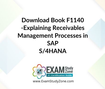 Book: [F1140] Explaining Receivables Management Processes in SAP S/4HANA