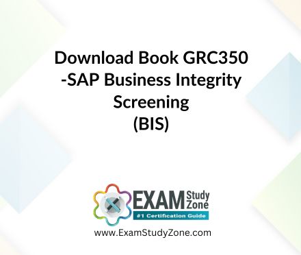 Book: [GRC350] SAP Business Integrity Screening (BIS)