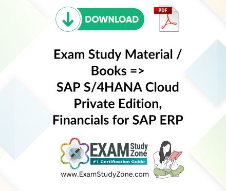 Download [P_S4FIN_2023] Exam Materials: Books SAP S/4HANA Cloud Private Edition, Financials for SAP ERP