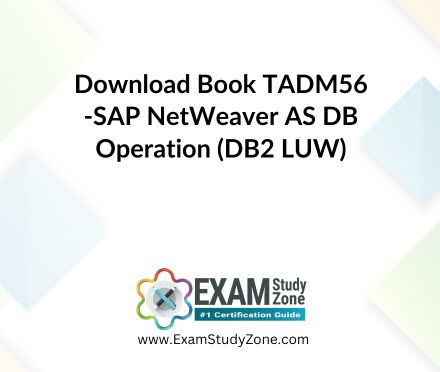 Book: [TADM56] SAP NetWeaver AS DB Operation (DB2 LUW)