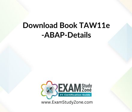 Book: [TAW11e] ABAP Details