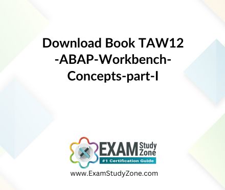 Book: [TAW12_1] ABAP Workbench Concepts part I