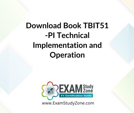 Book: [TBIT51] PI Technical Implementation and Operation