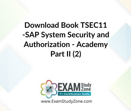 Book: [TSEC11_2] SAP System Security and Authorization - Academy Part II (2)