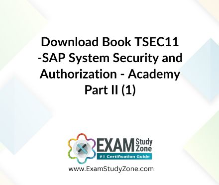 Book: [TSEC11_1] SAP System Security and Authorization - Academy Part II (1)