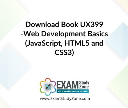 Book: [UX399] Web Development Basics (JavaScript, HTML5 and CSS3)