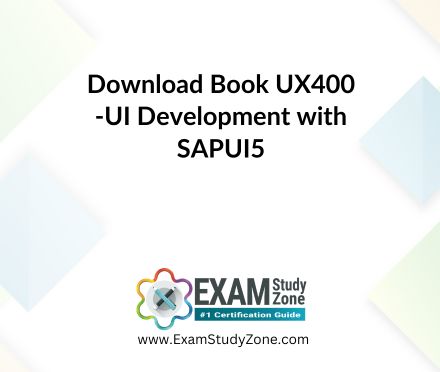 Book: [UX400] UI Development with SAPUI5