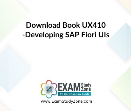 Book: [UX410] Developing SAP Fiori UIs