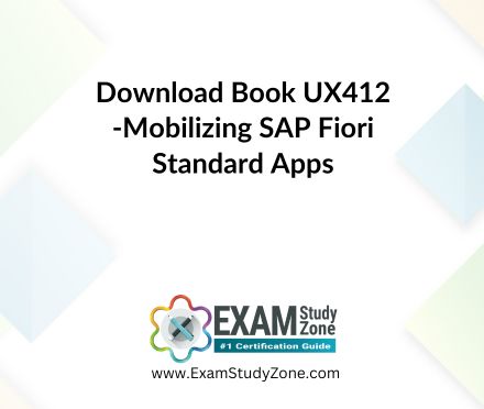 Book: [UX412] Mobilizing SAP Fiori Standard Apps