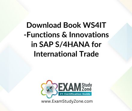 Book: [WS4IT] Functions & Innovations in SAP S/4HANA for International Trade
