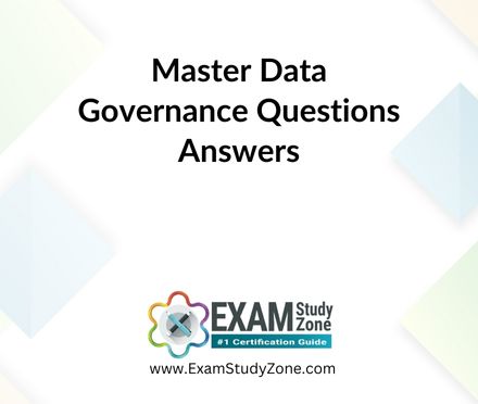 Master Data Governance [C_MDG_1909] Questions Answers