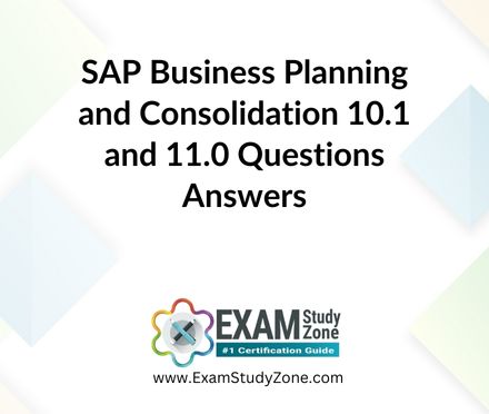 SAP Business Planning and Consolidation 10.1 and 11.0 [C_EPMBPC_11] Pdf Questions Answers