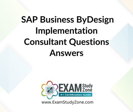 SAP Business ByDesign Implementation Consultant [C_BYD15_1908] Pdf Questions Answers