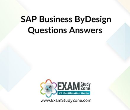 SAP Business ByDesign [C_BYD01_1811] Questions Answers