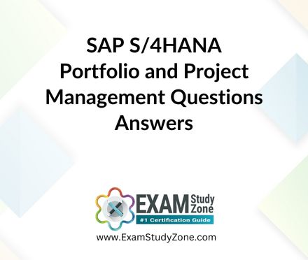 SAP S/4HANA Portfolio and Project Management [C_S4PPM_2021] Pdf Questions Answers