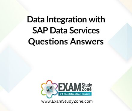 Data Integration with SAP Data Services 4.3 [C_DS_43] Pdf Questions Answers