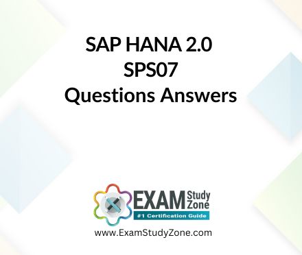 SAP HANA 2.0 SPS07 [C_HANATEC_19] Pdf Questions Answers