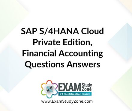 SAP S/4HANA Cloud Private Edition, Financial Accounting [C_TS4FI_2023] Pdf Questions Answers