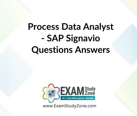 Process Data Analyst - SAP Signavio [C_SIGDA_2403] Pdf Questions Answers