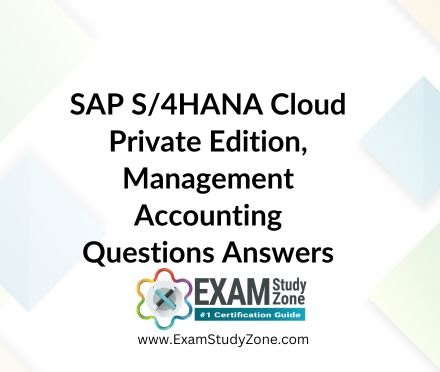 SAP S/4HANA Cloud Private Edition, Management Accounting [C_TS4CO_2023] Questions Answers