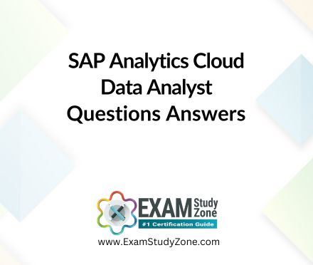 SAP Analytics Cloud Data Analyst [C_SAC_2402] Pdf Questions Answers